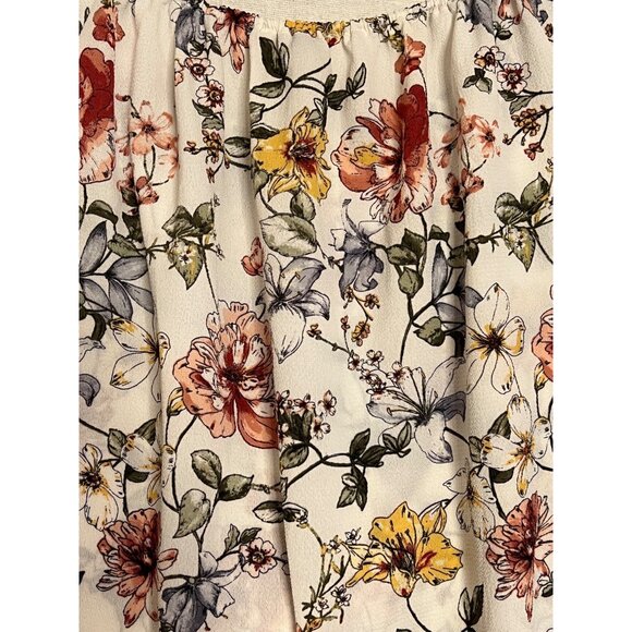 Misia Curvy Floral Peasant Blouse 2X  Peasant Ruffle Sleeves Women's Plus Size - Picture 14 of 15